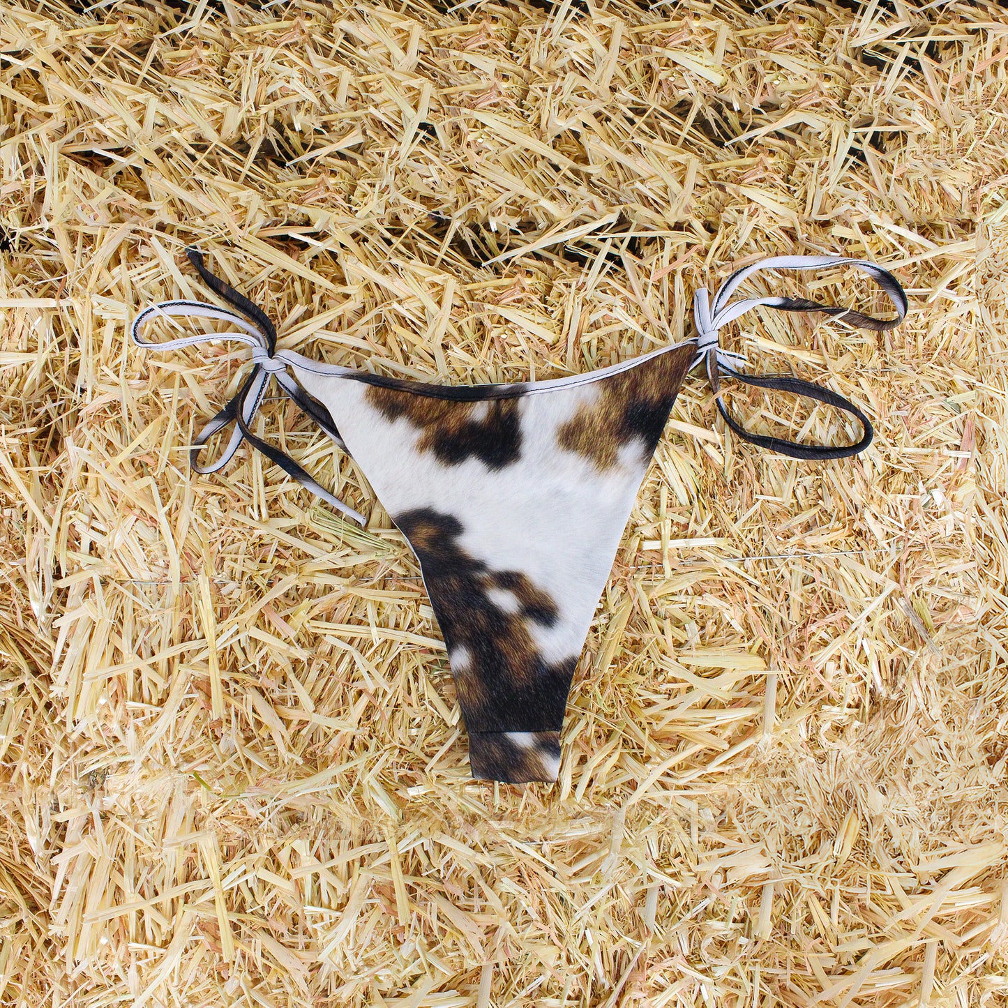 Cowhide Bikini Set