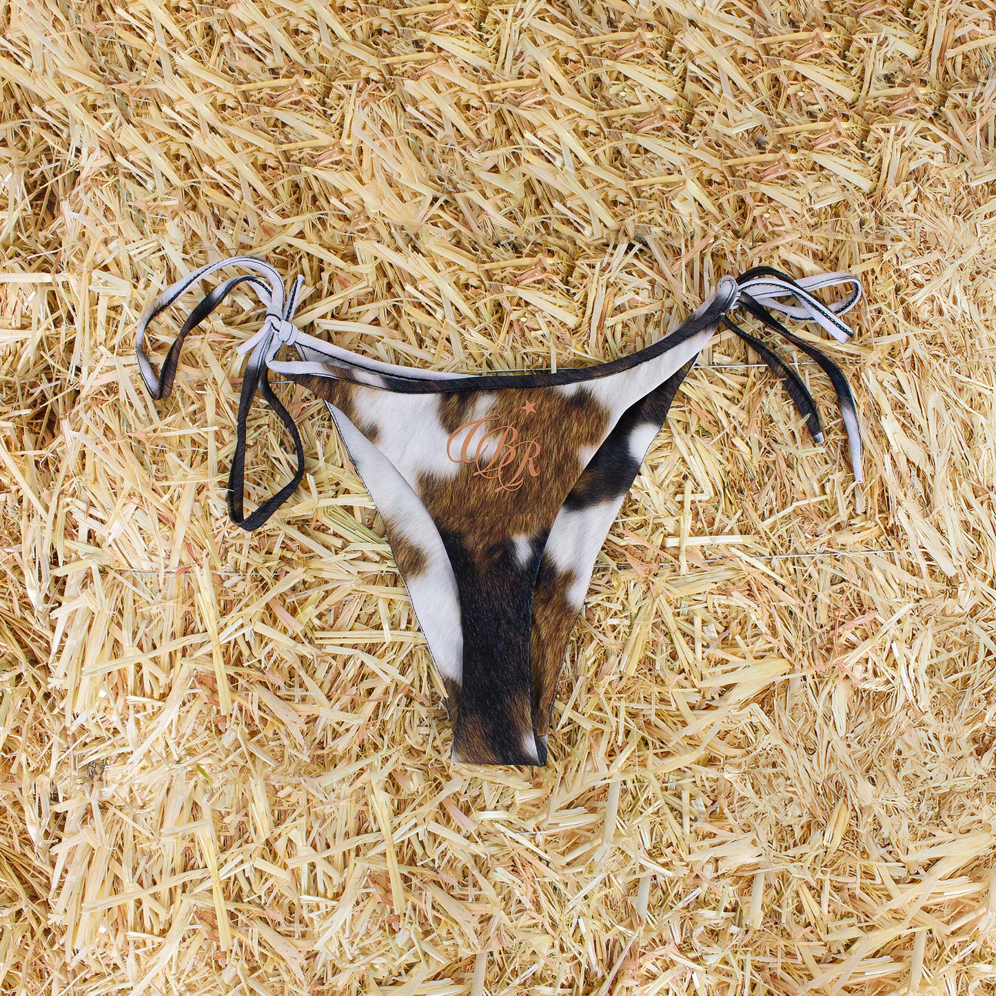 Cowhide Bikini Set