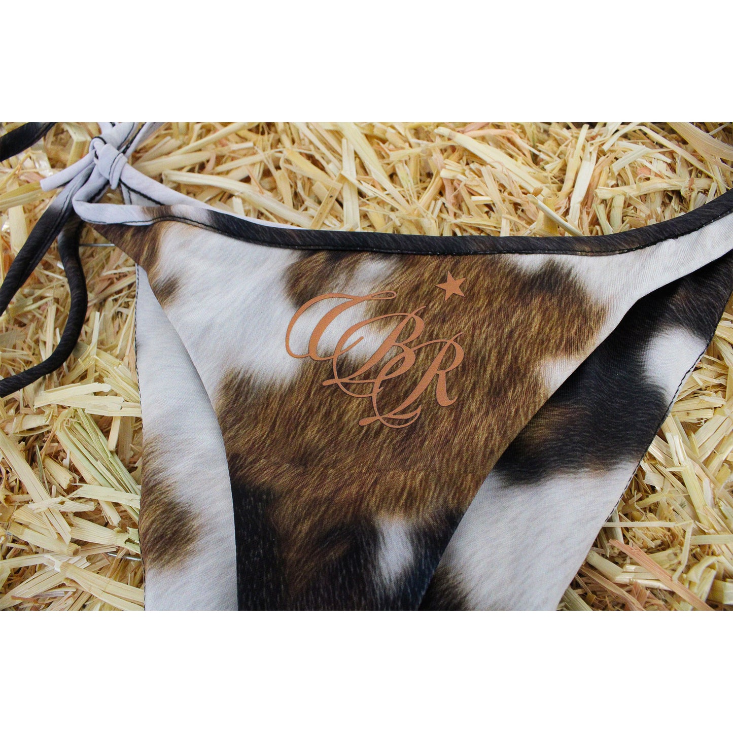 Cowhide Bikini Set